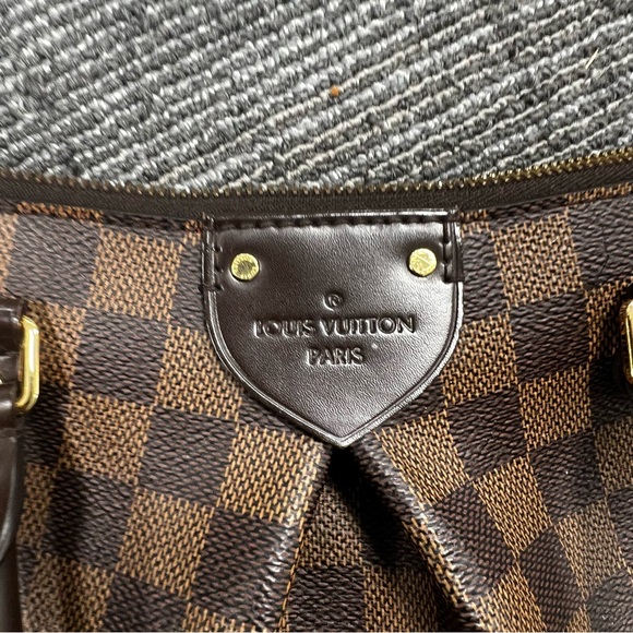 LOUIS VUITTON DAMIER EBENE SIENA MM BAG - Picture 16 of 16